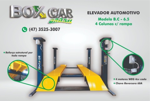 Elevador Automotivo 6,5T - com Rampa